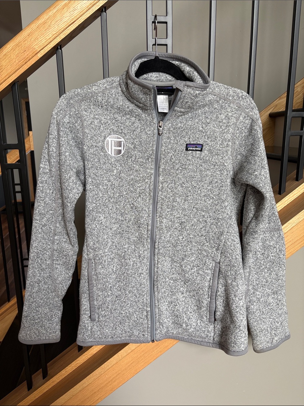 Patagonia Gray Full-Zip Fleece Jacket, small